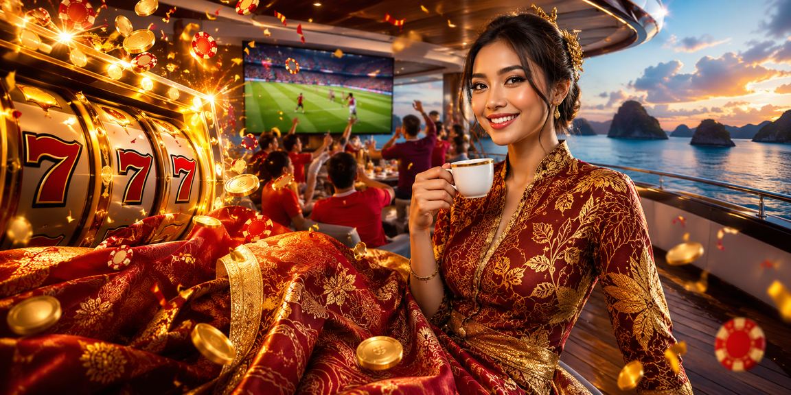Suasana santai bermain slot game di warung kopi dengan keamanan data terjaga